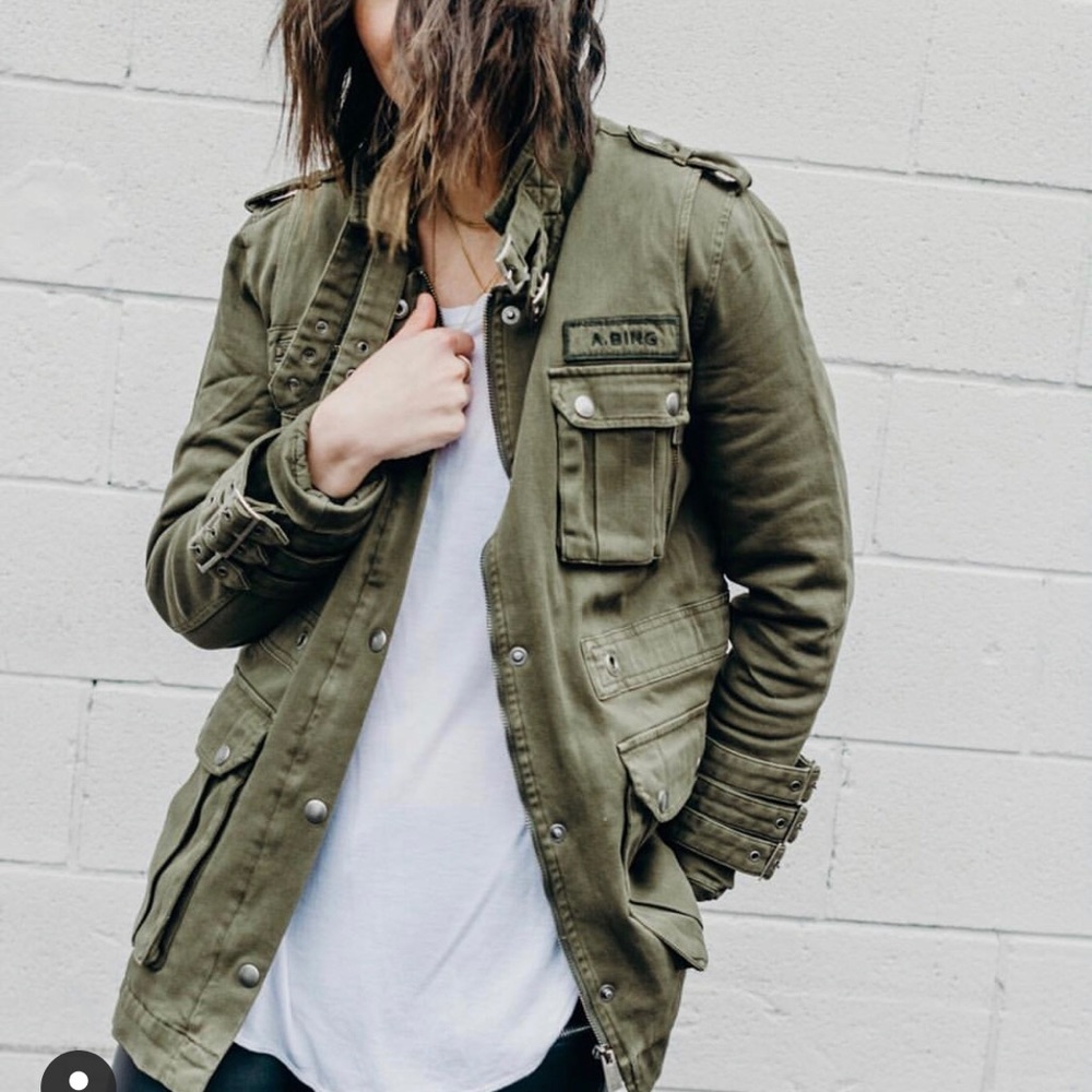 Anine Bing military style jacket